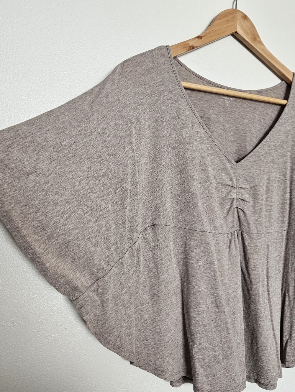 Garnet Hill Organic Cotton Blend Blouse XS - Picture 4 of 8